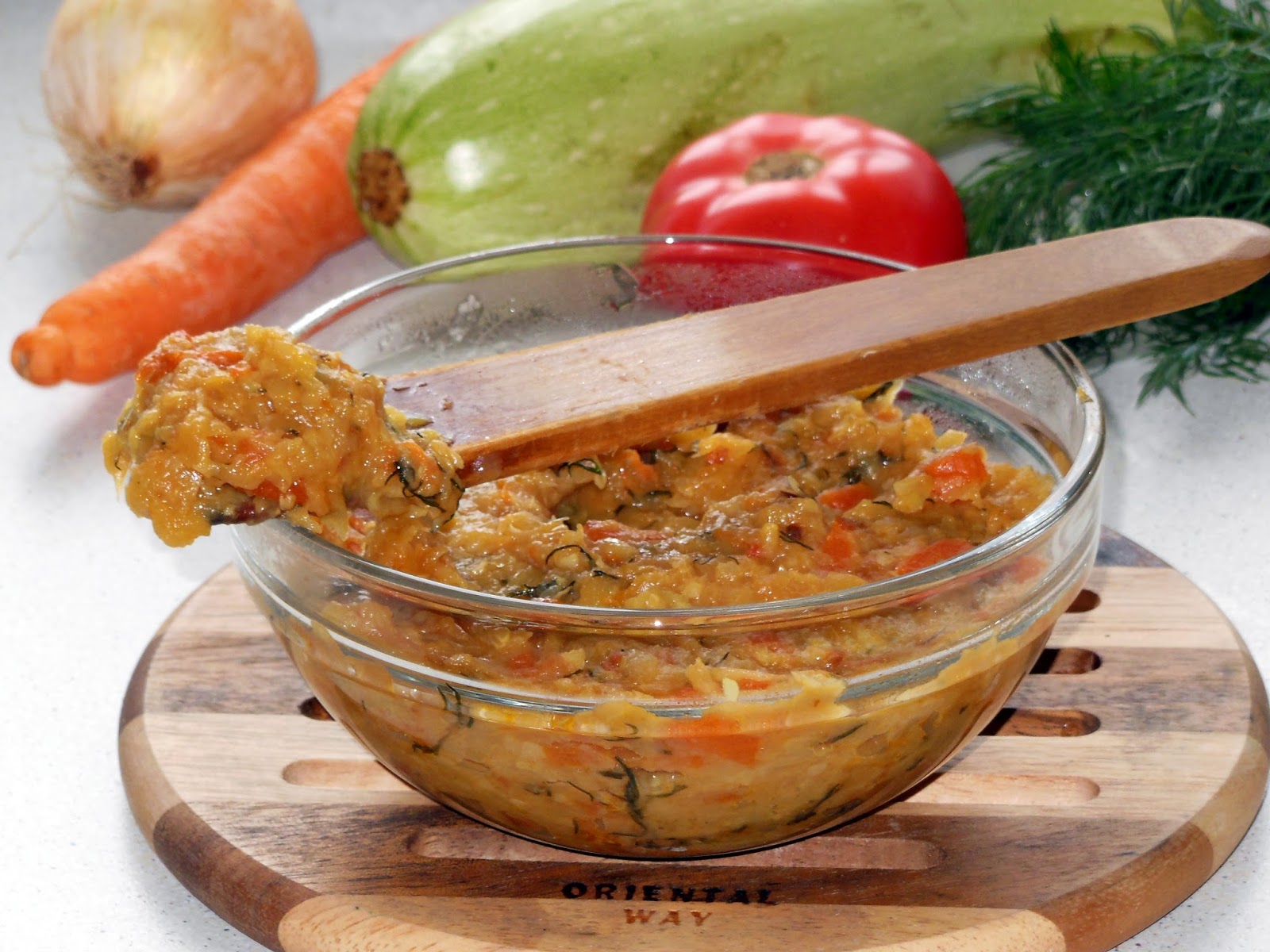 Кабачковая икра с морковью